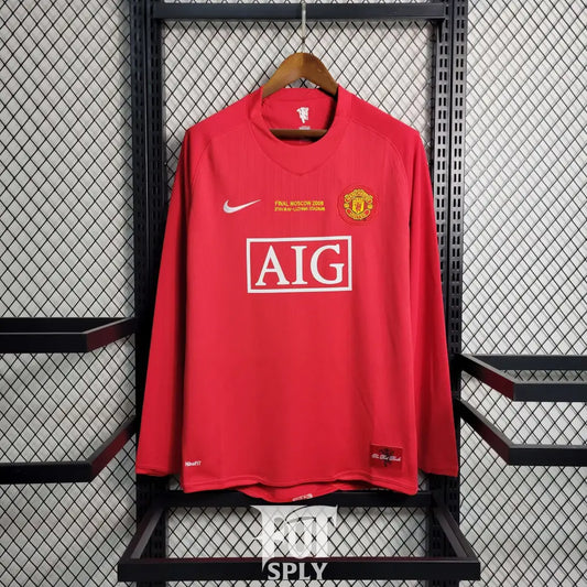 Vintage Manchester United  jersey - Classic retro football shirt front view