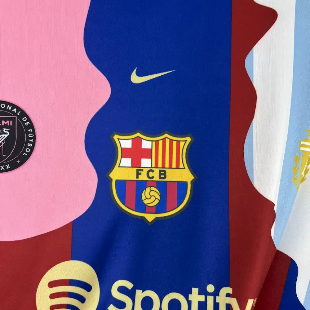 Messi Special Edition T-shirt - Back view showing player name and number area