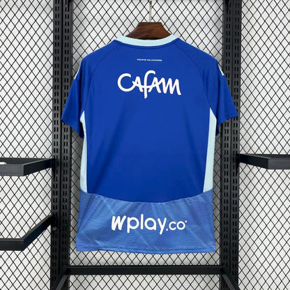 Millonarios 25/26 Shirt - Side angle showing authentic FUTBOLSPLY kit design