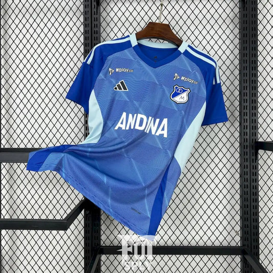 Millonarios 25/26 Shirt - Front view of authentic FUTBOLSPLY football jersey