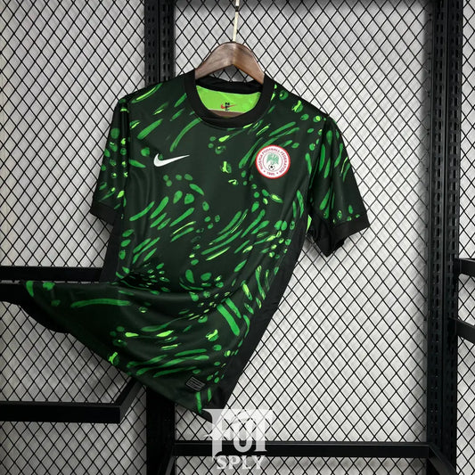 Nigeria 24/25 Away Shirt - Front view of authentic FUTBOLSPLY football jersey