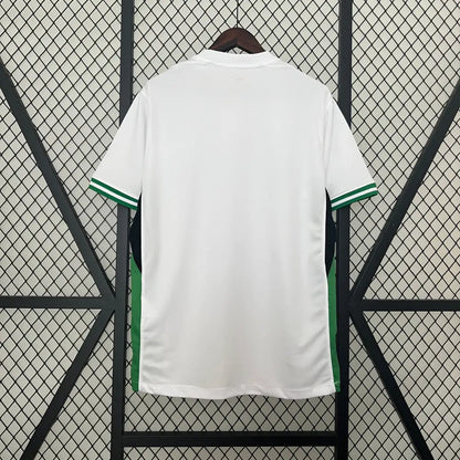 Nigeria 24/25 Home Shirt - Close-up of FUTBOLSPLY crest and jersey details