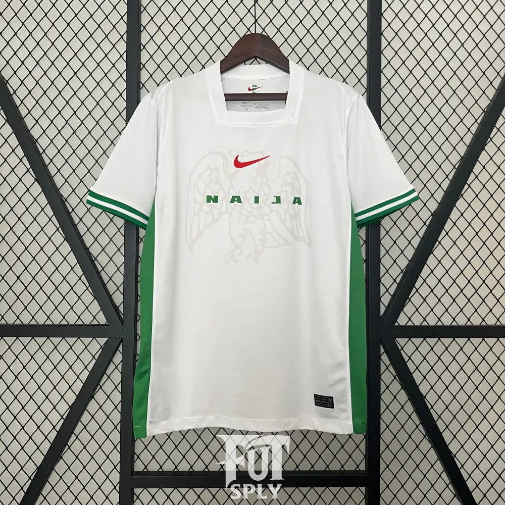 Nigeria 24/25 Home Shirt - Front view of authentic FUTBOLSPLY football jersey