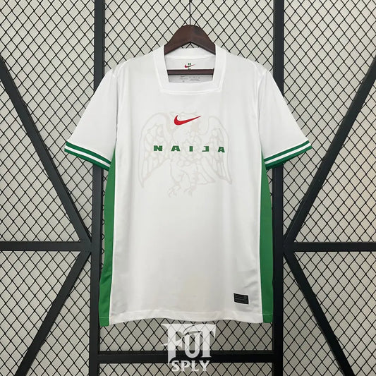 Nigeria 24/25 Home Shirt - Front view of authentic FUTBOLSPLY football jersey