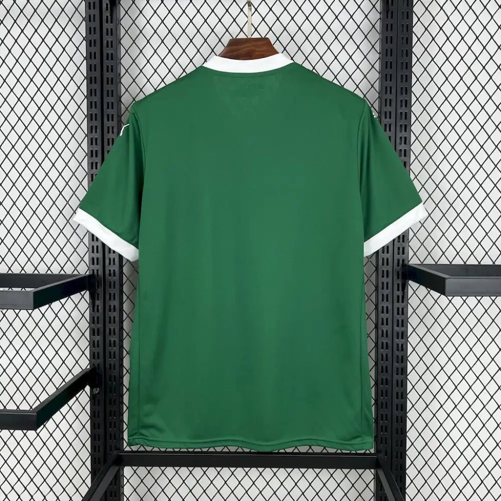 Palmeiras Home Shirt 25/26 - Close-up of FUTBOLSPLY crest and jersey details