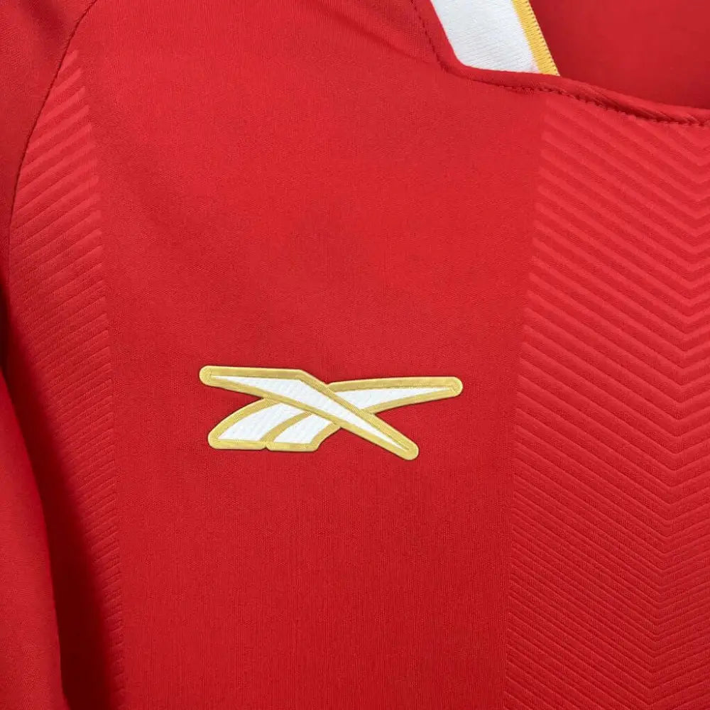 Panama Home Shirt 25/26 - Close-up of FUTBOLSPLY crest and jersey details