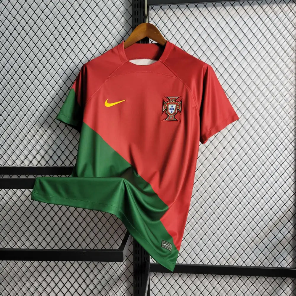 Portugal 2022 "World Cup" Home Jersey - Full jersey display 