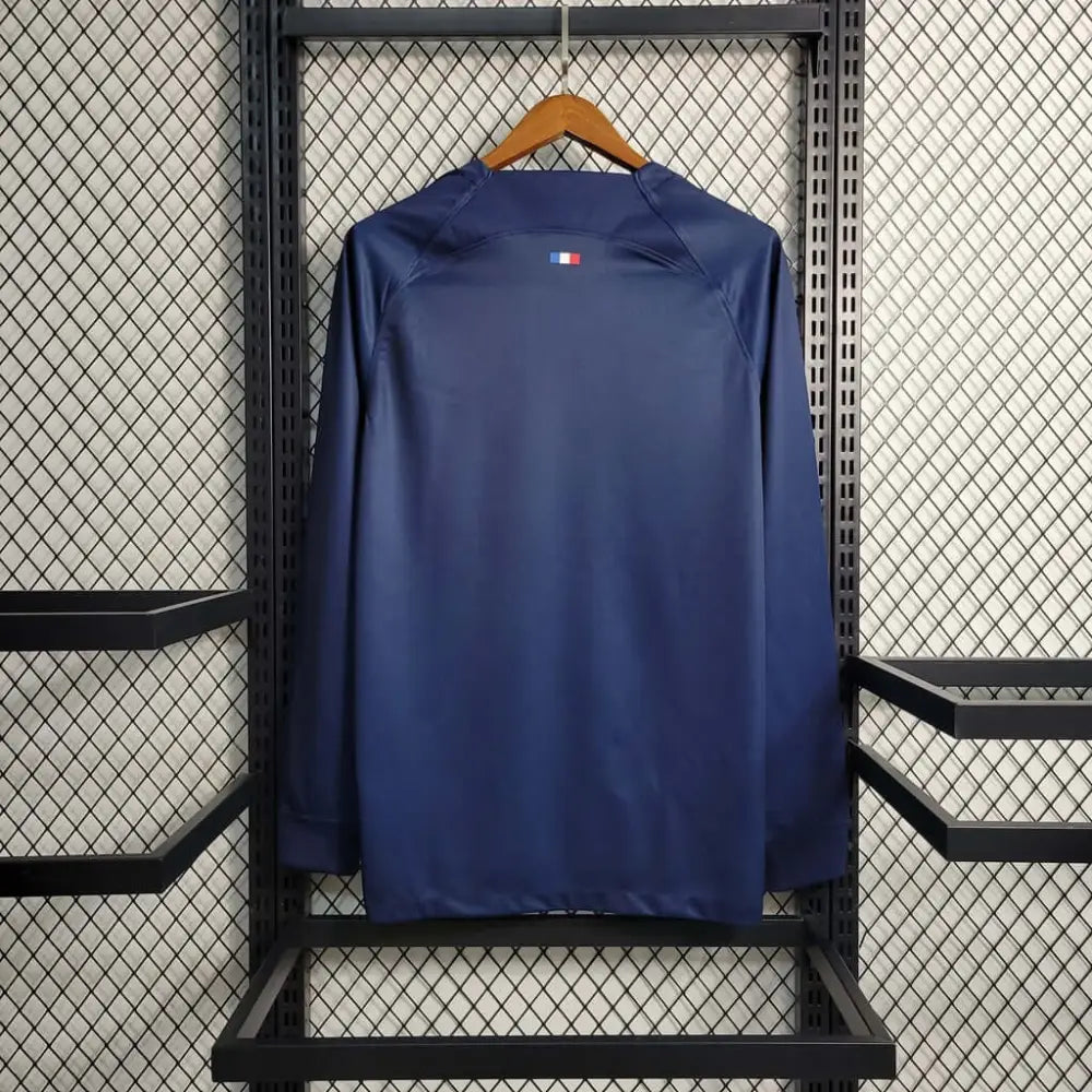 PSG 23/24 Home Long Sleeve Jersey - Ronaldinho Era Design | Paris Saint-Germain Kit - Back view showing player name and number area