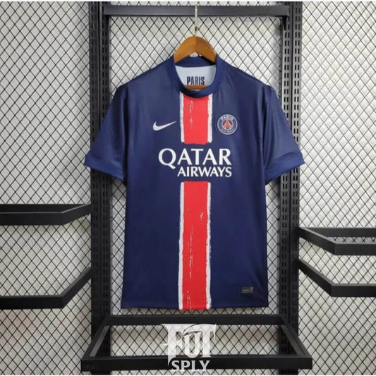 PSG 24/25 Home Jersey - Front view of authentic PSG football jersey