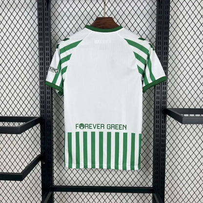 Real Betis Final Conference League T-shirt - Side angle showing authentic FUTBOLSPLY kit design