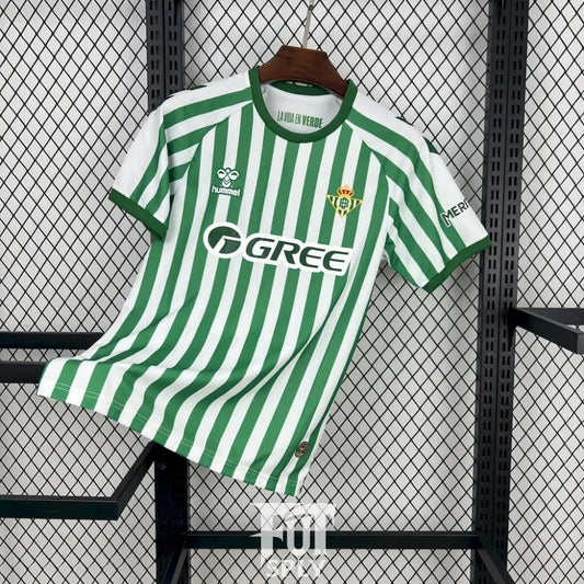 Real Betis Final Conference League T-shirt - Front view of authentic FUTBOLSPLY football jersey