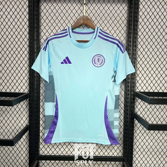 Scotland 24/25 "EURO 2024" Away Jersey - Front view of authentic FUTBOLSPLY football jersey