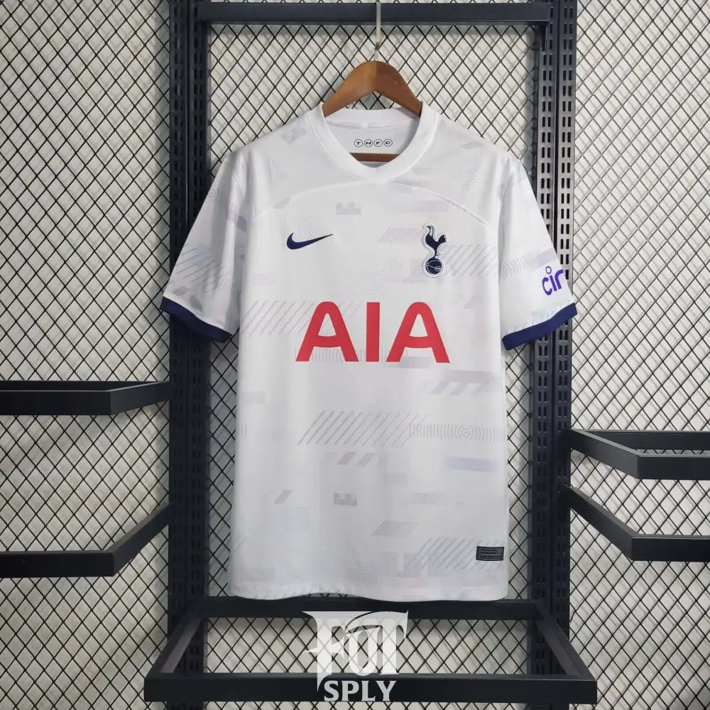 Tottenham 23/24 Home Jersey - Front view of authentic FUTBOLSPLY football jersey