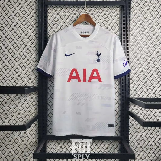Tottenham 23/24 Home Jersey - Front view of authentic FUTBOLSPLY football jersey