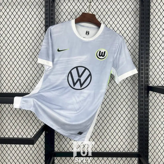 Wolfsburg 25/26 Away Shirt - Front view of authentic FUTBOLSPLY football jersey