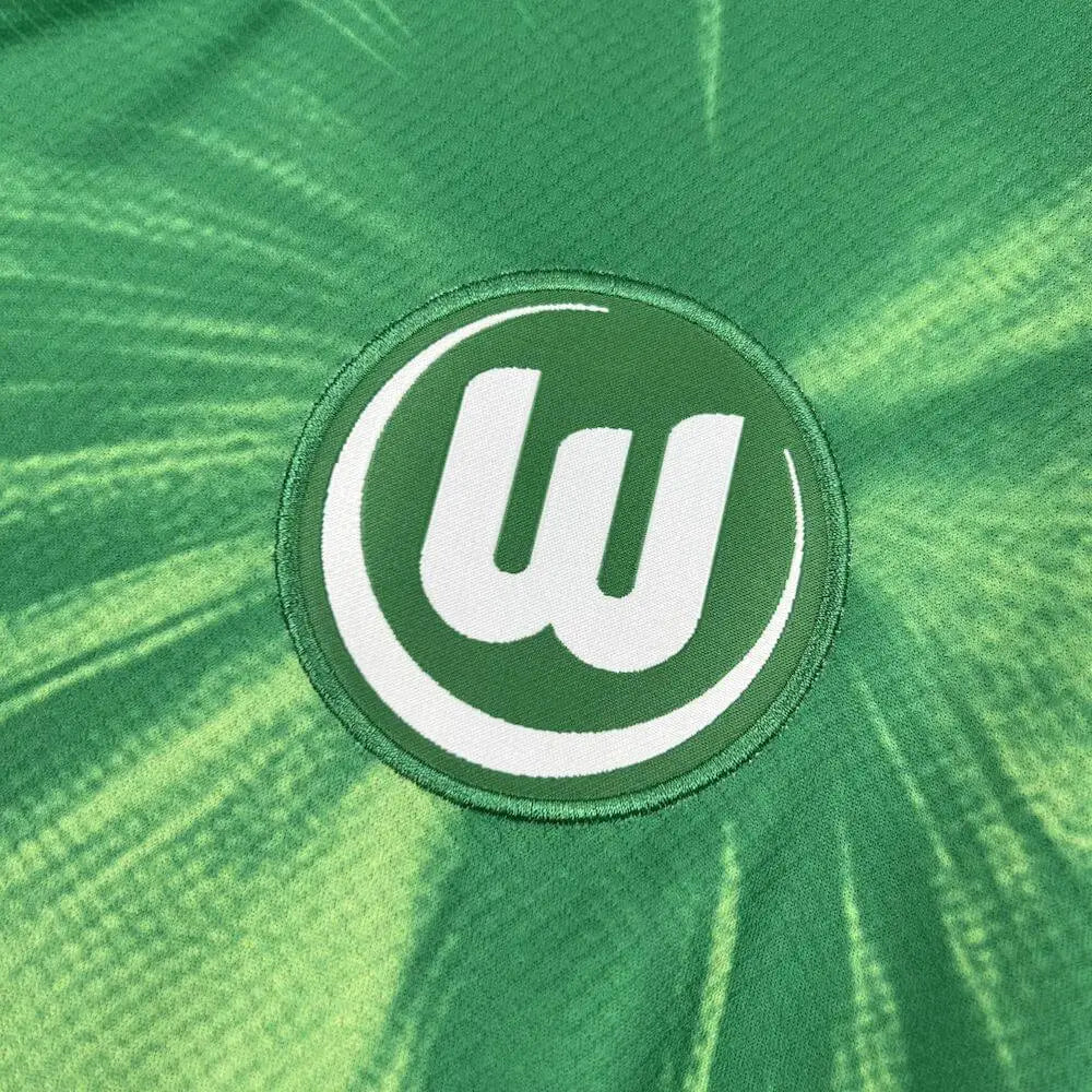 Wolfsburg 25/26 Home Shirt - Back view showing player name and number area