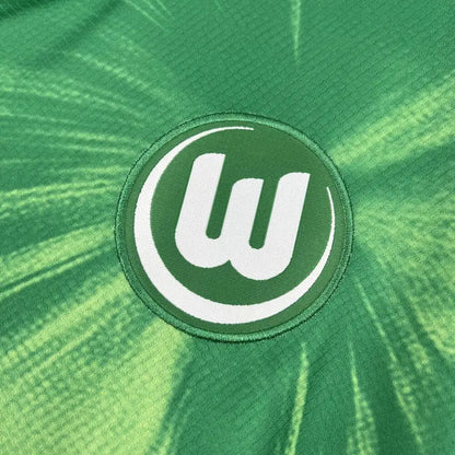 Wolfsburg 25/26 Home Shirt - Back view showing player name and number area
