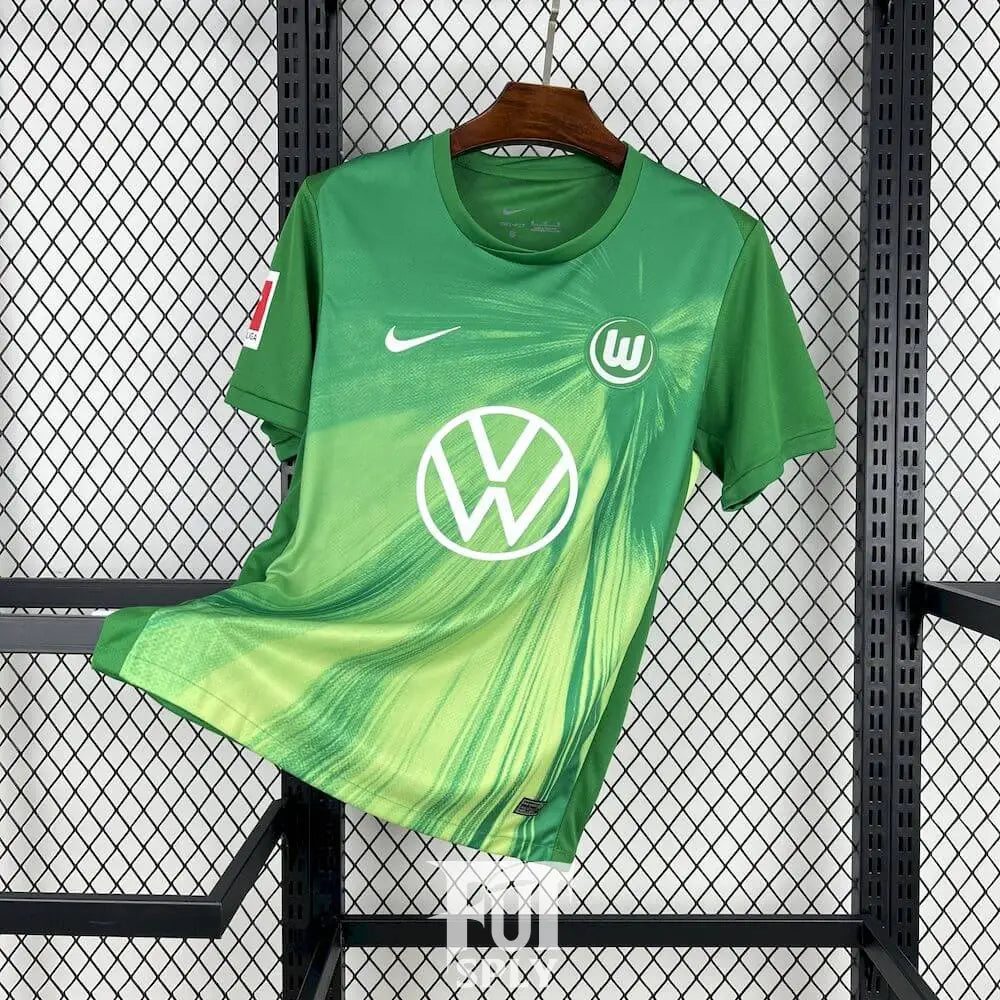 Wolfsburg 25/26 Home Shirt - Front view of authentic FUTBOLSPLY football jersey