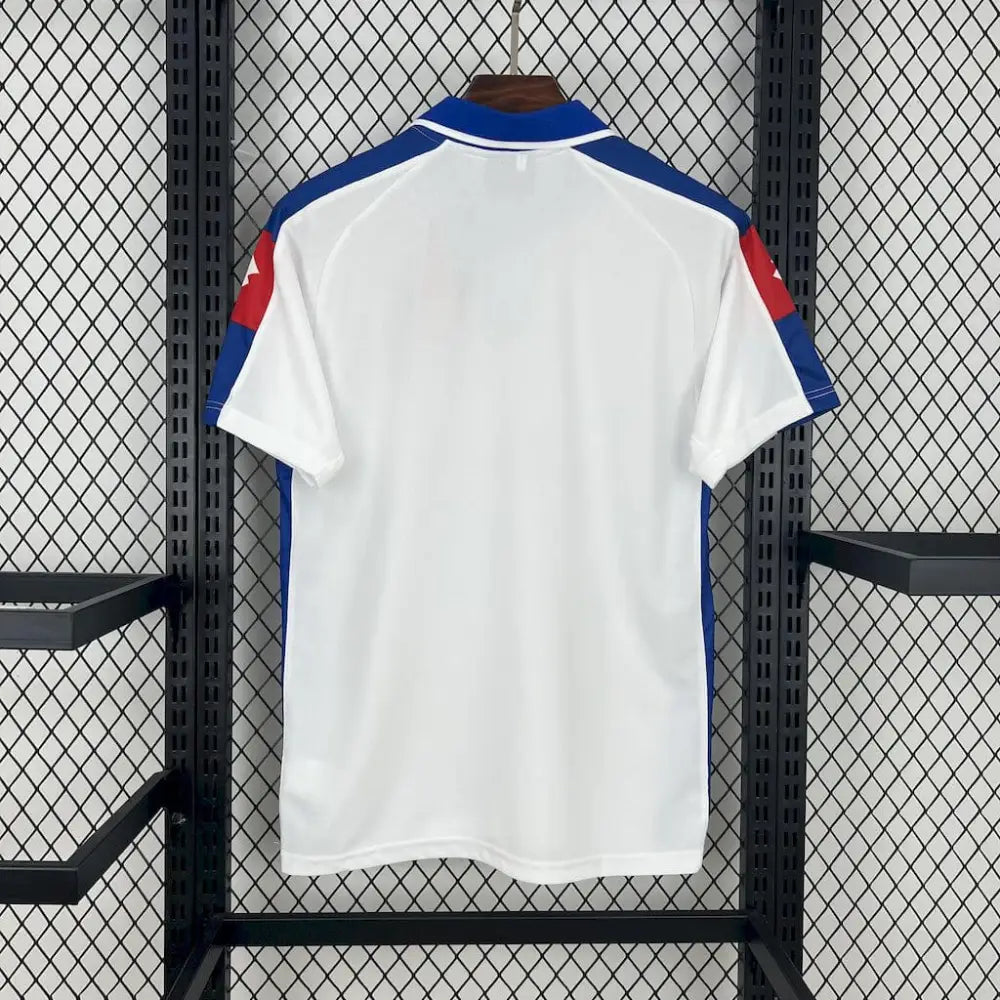 Zaragoza 04 Retro Shirt - Close-up of FUTBOLSPLY crest and jersey details