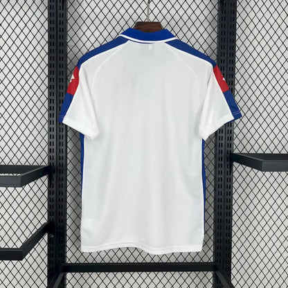 Zaragoza 04 Retro Shirt - Close-up of FUTBOLSPLY crest and jersey details
